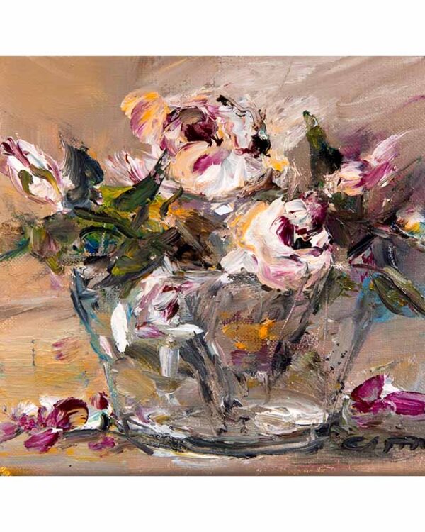 Vaso con flores