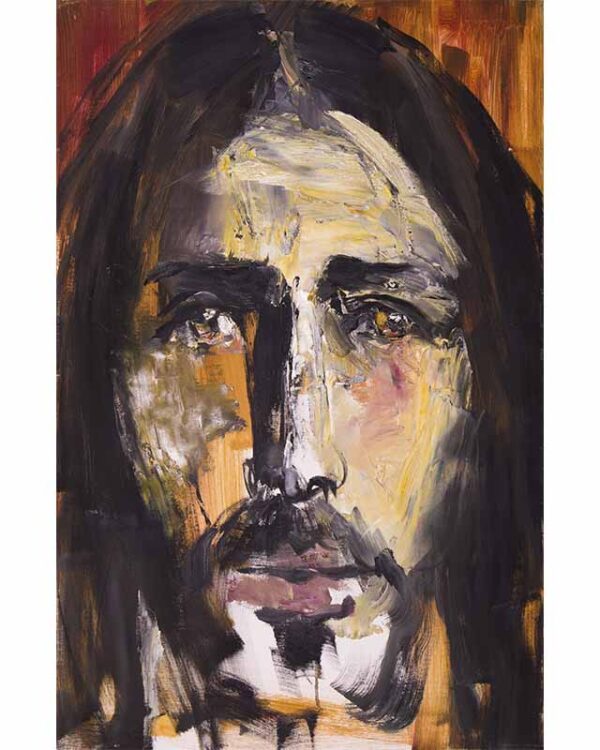 Cristo con ojos amarillos