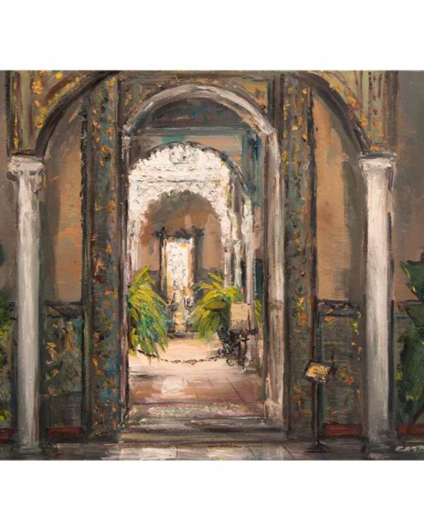 Entrada a un palacio sevillano