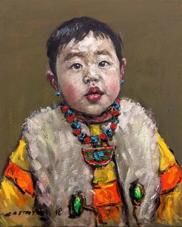 Niña tibetana