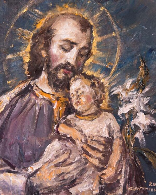 San José con el Niño Jesús