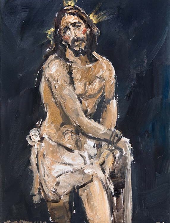Jesús atado a la columna