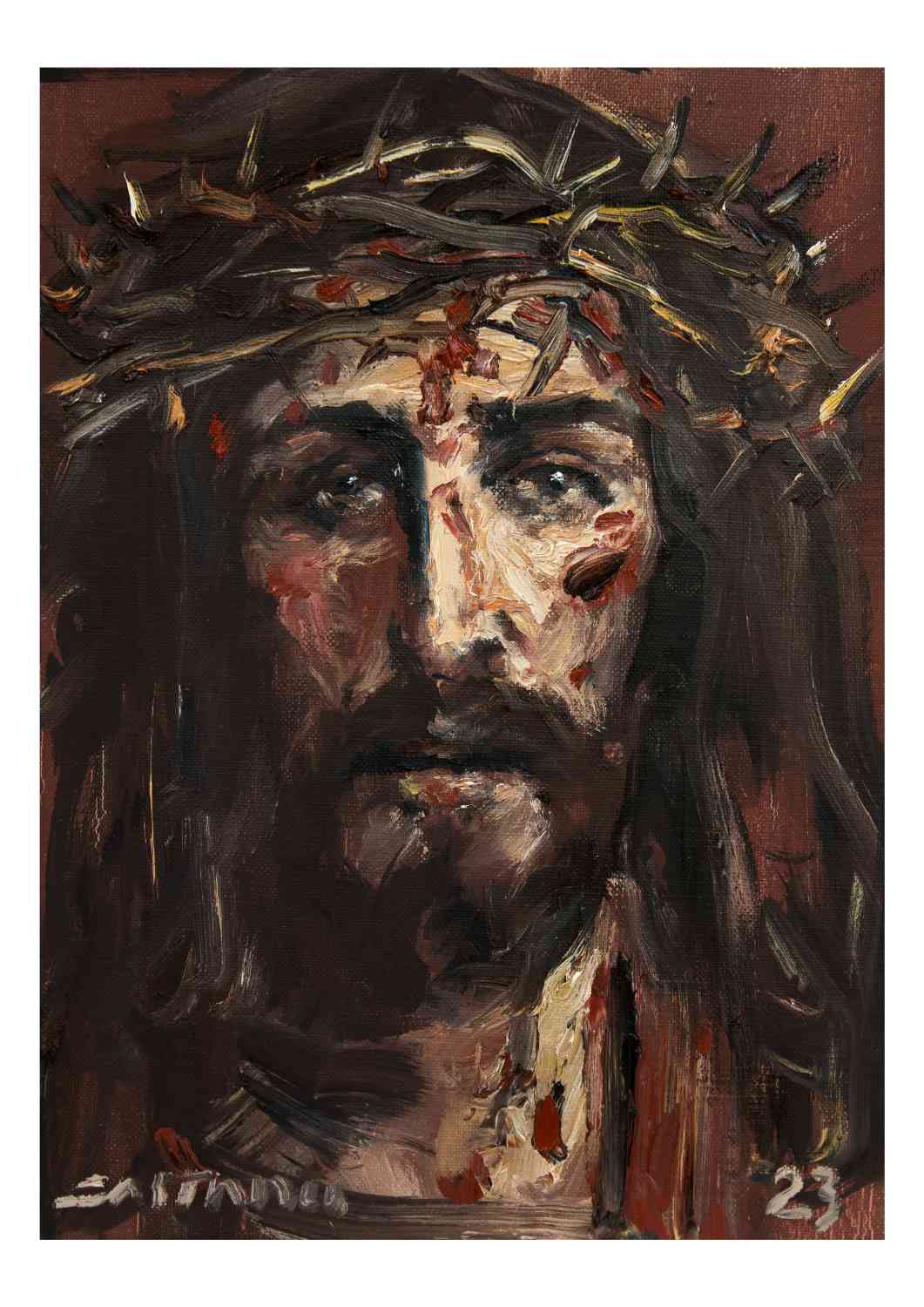 Santo Cristo coronado de espinas - Imagen 2